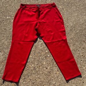 Ashley Stewart Vibrant Red Pants